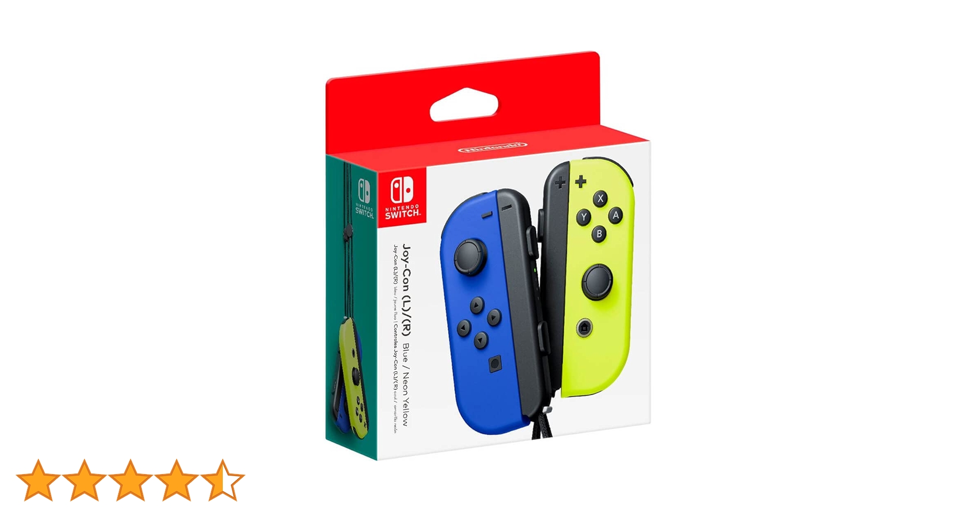 Nintendo Switch 青と黄のJoy-Con付き Joy-Con Pair (Neon Blue/Neon Yellow) ( Switch) : Amazon.ca